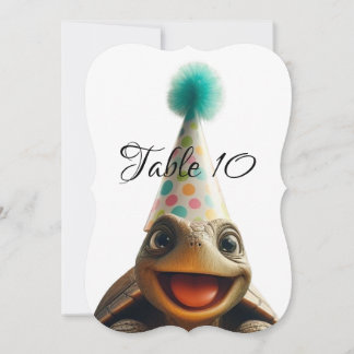 Custom Turtle Table Place Cards, 