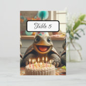 Custom Turtle Table Place Cards, (スタンド正面)