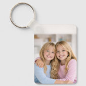 Custom Two Photo Double Sided Aluminium キーホルダー (正面)