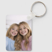 Custom Two Photo Double Sided Aluminium キーホルダー (裏面)