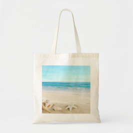Custom Two-Sided Photo Personalized Beach Modern トートバッグ
