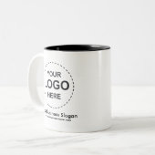 Custom Two-Tone Coffee with Your Business Logo ツートーンマグカップ (正面左)