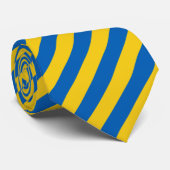 Custom Ukraine Plain Flag ネクタイ (ロール)