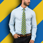 Custom Ukraine Plain Flag ネクタイ<br><div class="desc">Ukraine Flag Professional and Elegant Office neck tie featuring a classic Blue and Yellow Striped pattern background, double-sided print. This tie template features a simple blue and yellow pattern design of the Ukrainian flag. Create your own personalized gifts with this easily to use Ukraine Tie template custom product, make your...</div>
