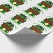 Custom Un-frog-ettable Sweetness Frog Gift  ラッピングペーパー (角)