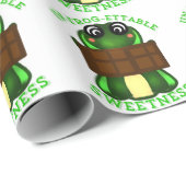 Custom Un-frog-ettable Sweetness Frog Gift  ラッピングペーパー (ロールコーナー)