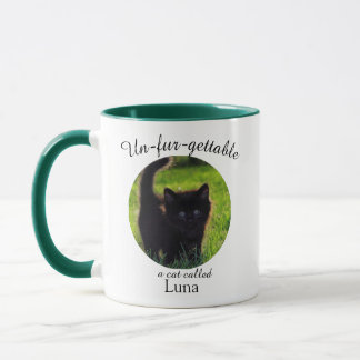 Custom Un-Fur-Gettable Photo Cat Mug  マグカップ