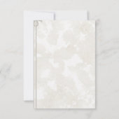 Custom Unicorn Cute Pink Birthday Party  サンキューカード (裏面)