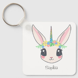 Custom Unicorn Cute Pink Girls キーホルダー