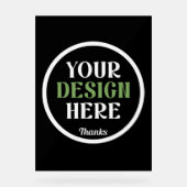 custom, unique, sleek & minimalist アクリルサイン (正面)