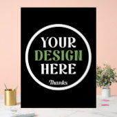 custom, unique, sleek & minimalist アクリルサイン (ウェディング)