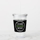 custom, unique, sleek & minimalist アクリルタンブラー (正面)