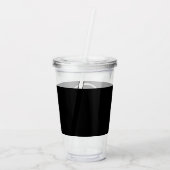 custom, unique, sleek & minimalist アクリルタンブラー (裏面)