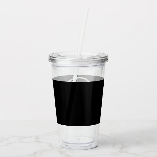 custom, unique, sleek & minimalist アクリルタンブラー (裏面)