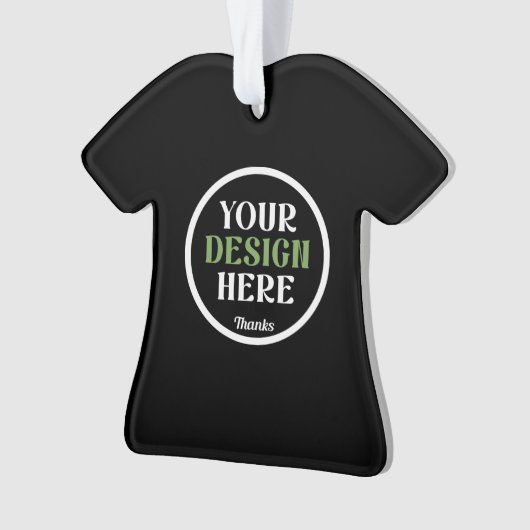 custom, unique, sleek & minimalist オーナメント (正面)