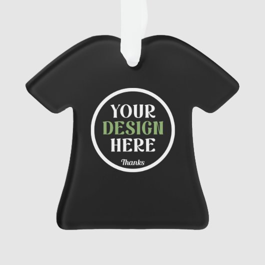 custom, unique, sleek & minimalist オーナメント (正面)