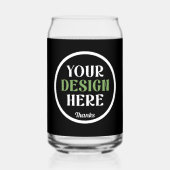 custom, unique, sleek & minimalist ガラス缶 (正面)