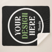 custom, unique, sleek & minimalist シェルパブランケット (正面(横))