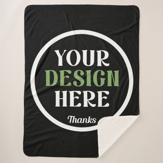 custom, unique, sleek & minimalist シェルパブランケット (正面)