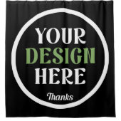 custom, unique, sleek & minimalist シャワーカーテン (正面)