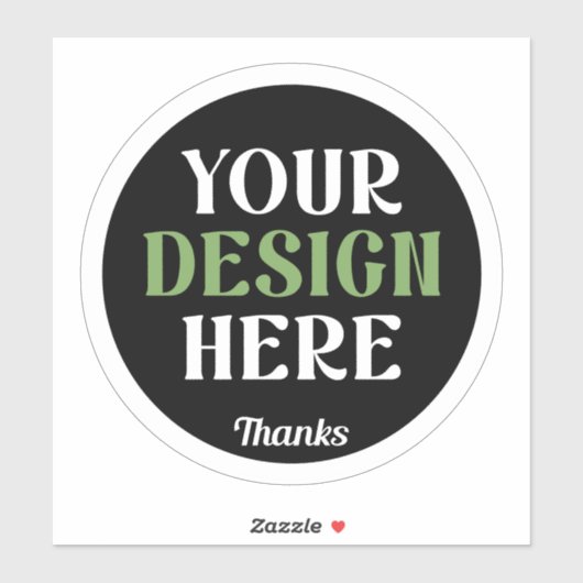 custom, unique, sleek & minimalist シール (シート)