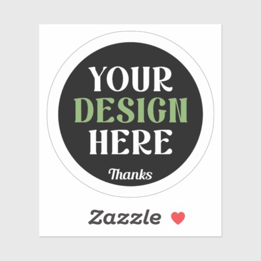 custom, unique, sleek & minimalist シール (シート)