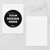 custom, unique, sleek & minimalist  ノートカード (正面/裏面)