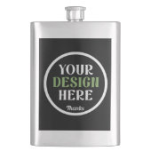 custom, unique, sleek & minimalist フラスク (正面)