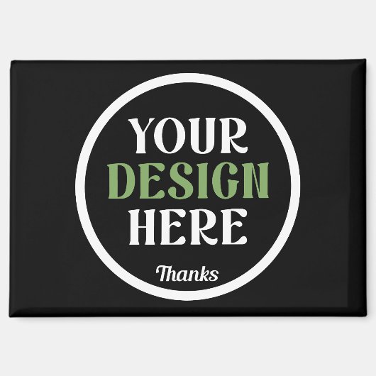 custom, unique, sleek & minimalist マグネット (正面)