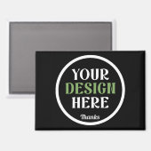 custom, unique, sleek & minimalist マグネット (正面/裏面)