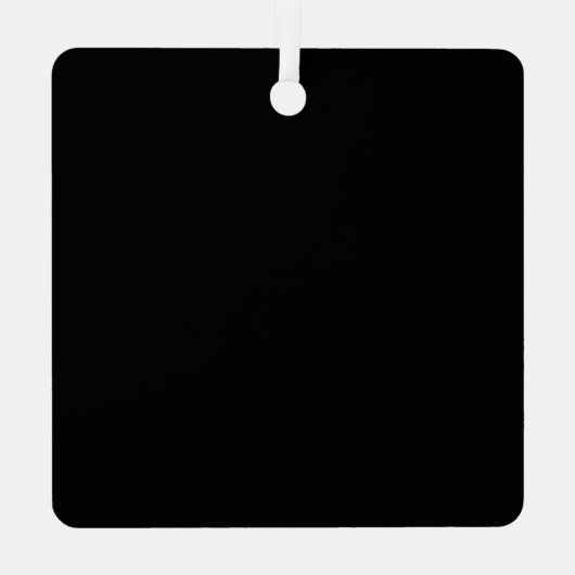 custom, unique, sleek & minimalist メタルオーナメント (裏面)