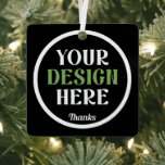 custom, unique, sleek & minimalist メタルオーナメント<br><div class="desc">This design is accessible to all. Feel free to customize the logo,  images,  text,  and colors according to your preferences. Thank you very much.</div>