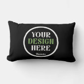 custom, unique, sleek & minimalist ランバークッション (正面)