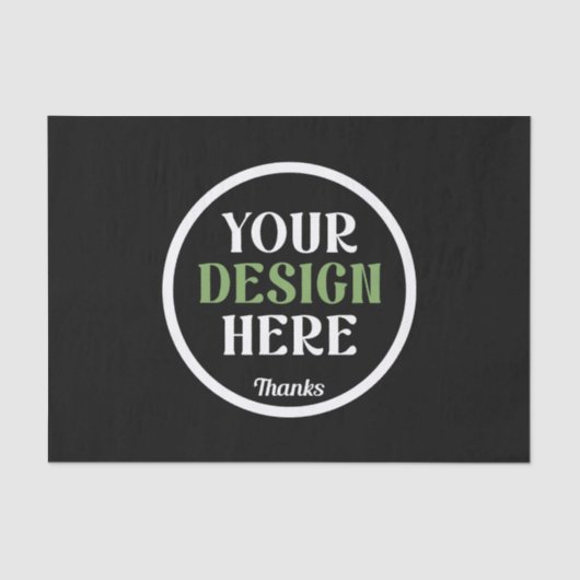 custom, unique, sleek & minimalist 薄葉紙 (正面)