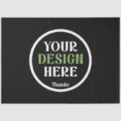 custom, unique, sleek & minimalist 薄葉紙 (正面)