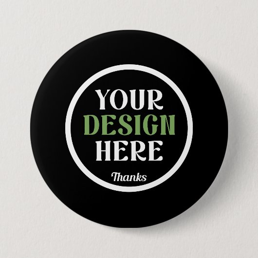 custom, unique, sleek & minimalist Button 缶バッジ (正面)