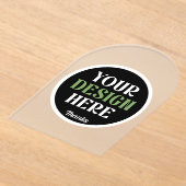 custom, unique, sleek & minimalist hershey®'s kiss アクリル招待状 (レイダウン)