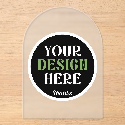 custom, unique, sleek & minimalist hershey®'s kiss アクリル招待状 (正面)