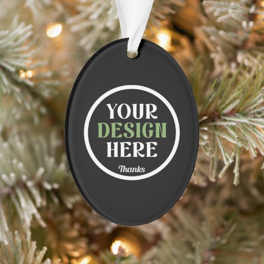 custom, unique, sleek & minimalist hershey®'s kiss オーナメント (ツリー)