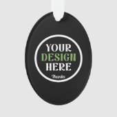 custom, unique, sleek & minimalist hershey®'s kiss オーナメント (正面)