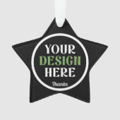 custom, unique, sleek & minimalist hershey®'s kiss オーナメント (正面)