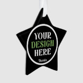 custom, unique, sleek & minimalist hershey®'s kiss オーナメント (正面)