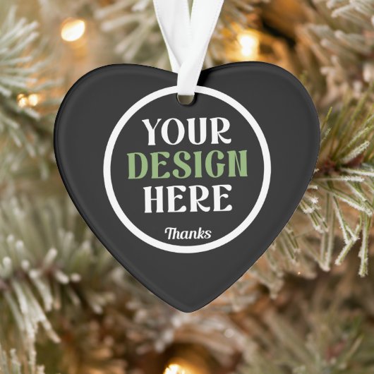 custom, unique, sleek & minimalist hershey®'s kiss オーナメント (ツリー)