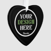 custom, unique, sleek & minimalist hershey®'s kiss オーナメント (正面)