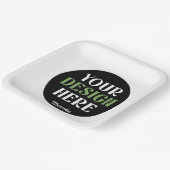 custom, unique, sleek & minimalist hershey®'s kiss ペーパープレート (傾斜あり)