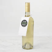 custom, unique, sleek & minimalist hershey®'s kiss ボトルネックタグ (アングル)