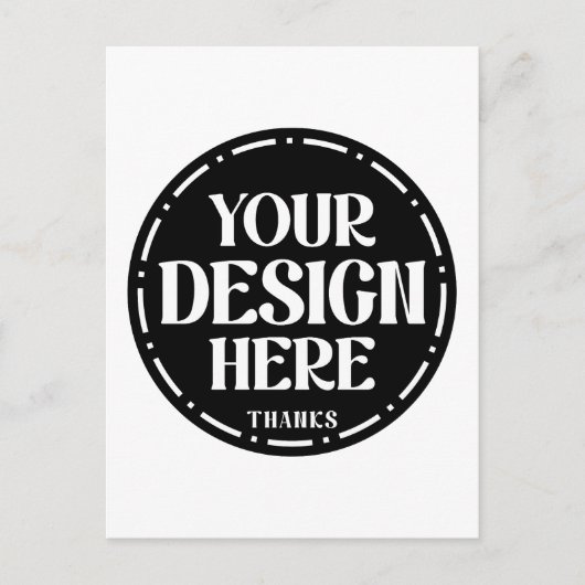 custom, unique, sleek & minimalist hershey®'s kiss ポストカード (正面)