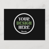 custom, unique, sleek & minimalist hershey®'s kiss ポストカード (正面)