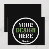 custom, unique, sleek & minimalist hershey®'s kiss ポストカード (正面/裏面)