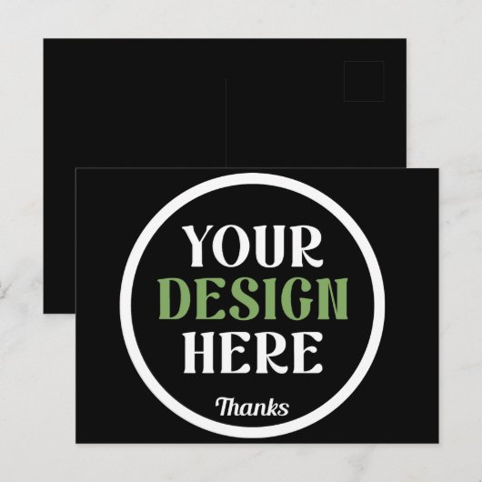 custom, unique, sleek & minimalist hershey®'s kiss ポストカード (正面/裏面)